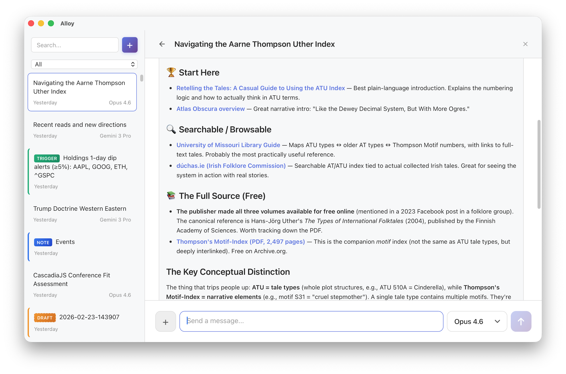 Alloy simple screenshot